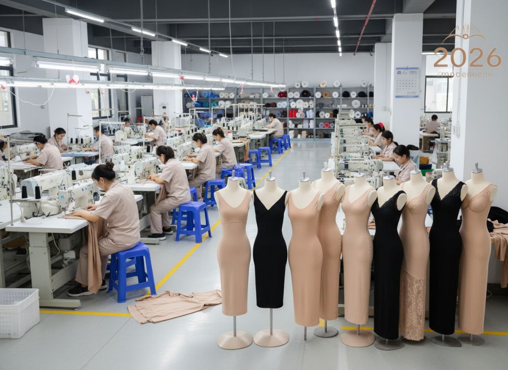 Производитель платьев для фигуры 2026: Опт и private label